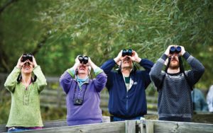 Birders at the Nature Center at Shaker Lakes