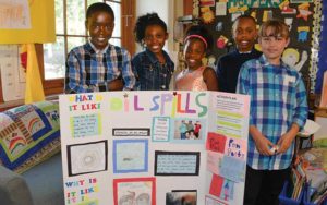 IB Exhibition students at Lomond Elementary School.