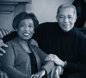 Marguerite and Leon Bibb in their Shaker Heights home
