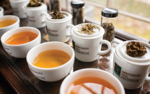 Selection of teas by Rolling Tea Cart.