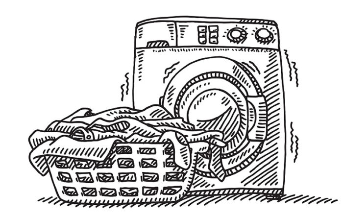 Graphic of washing machine