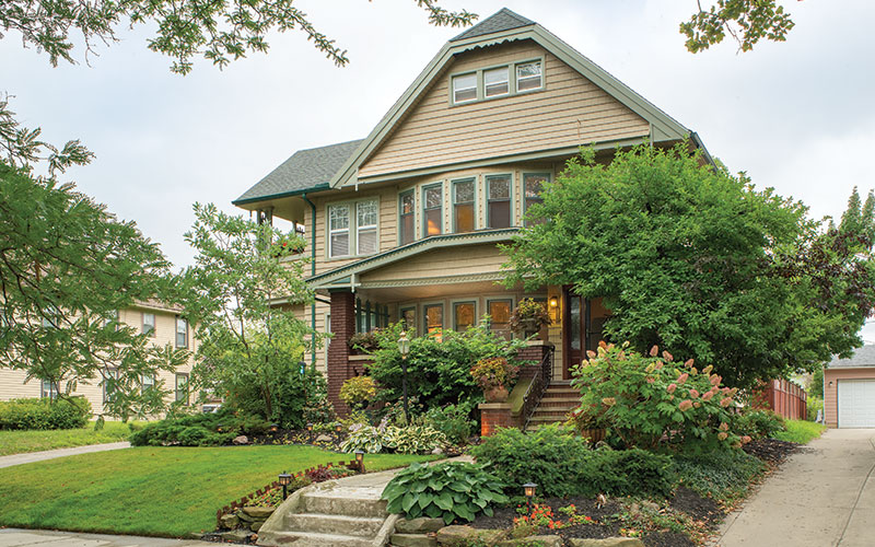 The Elder family has lovingly restored their home in the Moreland neighborhood over many years.