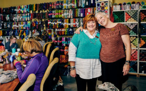 Around the Table Yarns owners Beth Billings and Pam Berkson