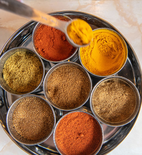Indian spice tray