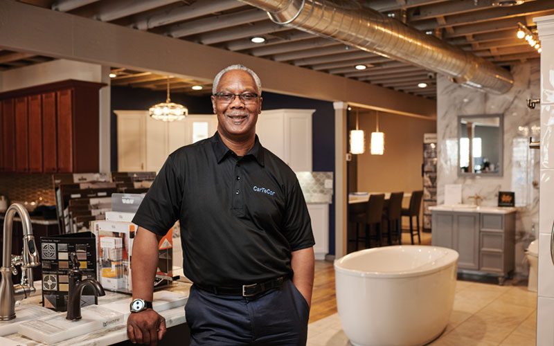 Tommy Farmer Jr., president of CarTeCor Kitchens and Baths