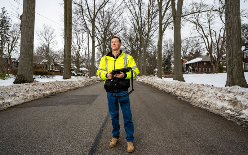 Charles Orlowski, the City's forester and a certified arborist.