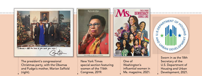 Timeline of Marcia Fudge's journey to HUD