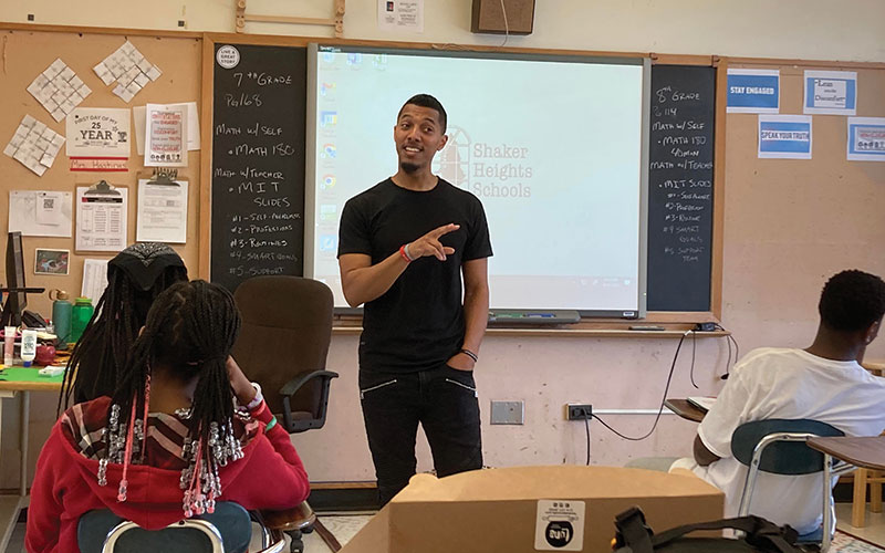 Keith Langford, the District's Family and Community Engagement Coordinator, helped create the middle school's 
