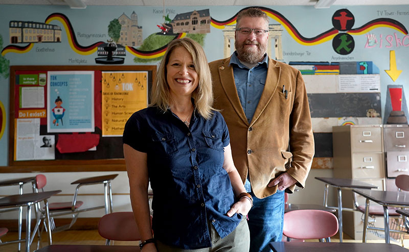German teachers Andrea Bradd Cook and Keith Szalay