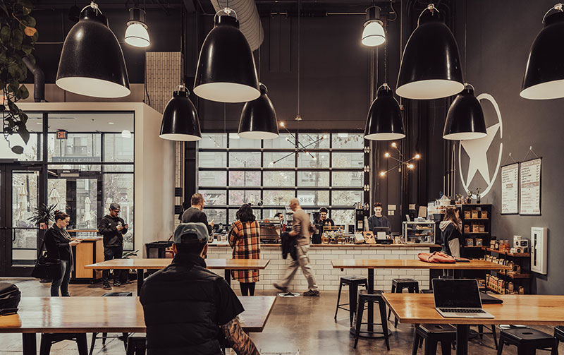 Rising Star Coffee Roasters in the Van Aken District Market Hall