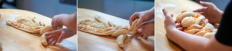 Meghann Hennen braiding challah