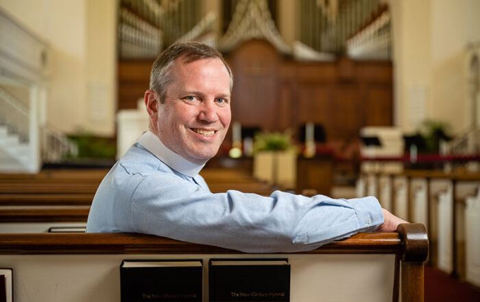 Matthew Wooster, the minister of Plymouth Church in Shaker Heights