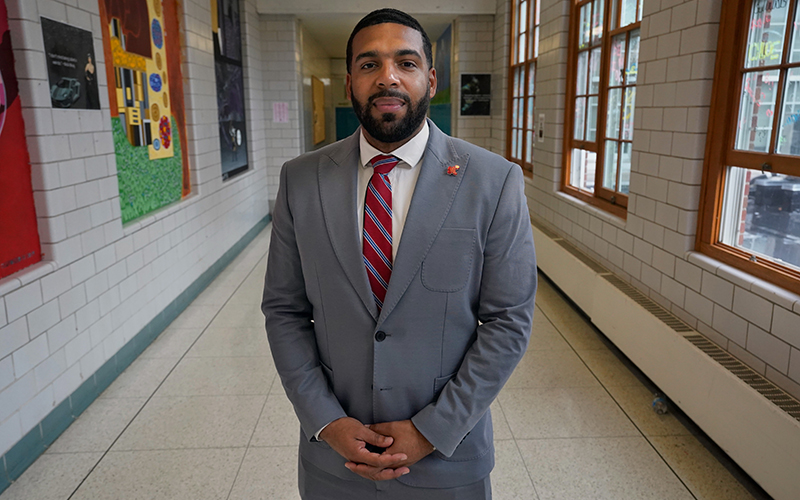 Isaiah Wyatt, principal of Shaker Heights High School